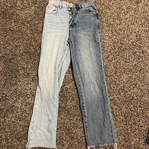 Pacsun Two tone Mom jeans